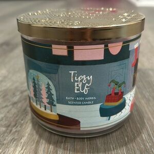 LIMITED EDITION Bath & Body Works TIPSY ELF 3-Wick Candle